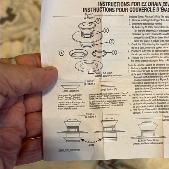 Danco EZ Drain Cover in Chrome Finish - Picture 6 of 7